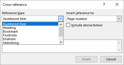 Professionele rapporten en documenten maken in Microsoft Word Cross Reference