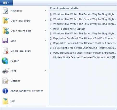 windows live schrijver blog