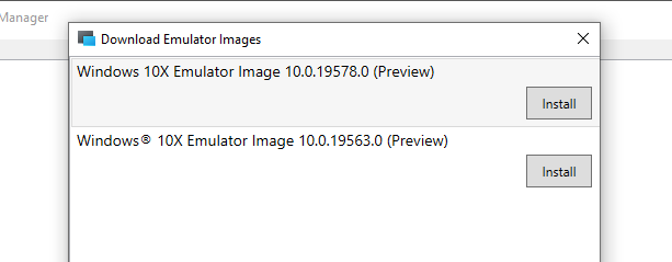 windows 10x download emulator afbeelding
