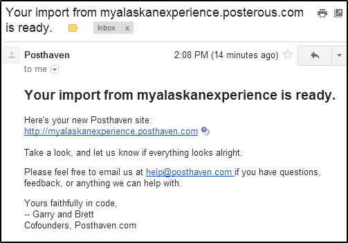 Uw lastminute-handleiding voor het exporteren van uw posterachtige blog voordat deze voor altijd Posthaven-e-mail afsluit