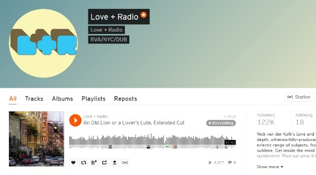 Love and Radio Podcast op SoundCloud