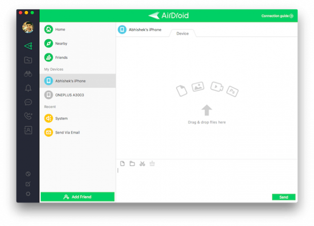 AirDroid voor Android-bestandsbeheer