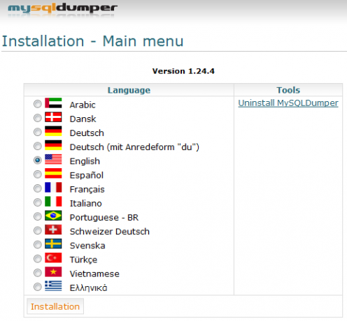 mysql back-up