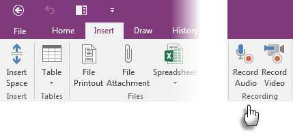 Microsoft OneNote - Audionotities