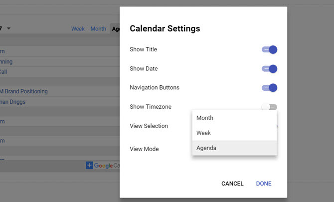 coole dashboards met google-sites