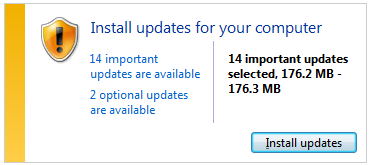 Updates voor Windows 7 beschikbaar