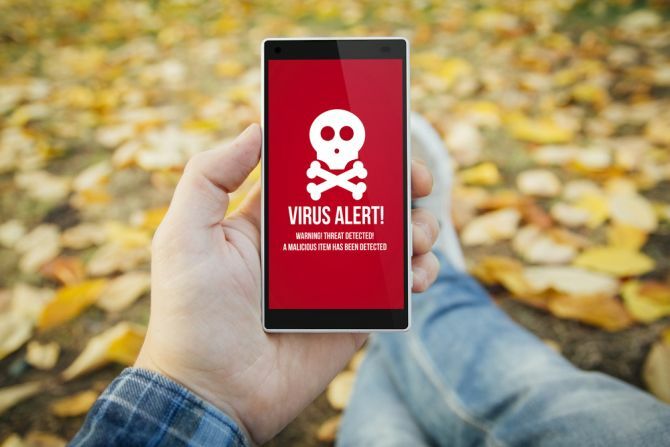 nep-viruswaarschuwing mobiele malware