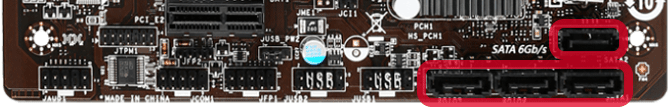 msi moederbord overzicht sata