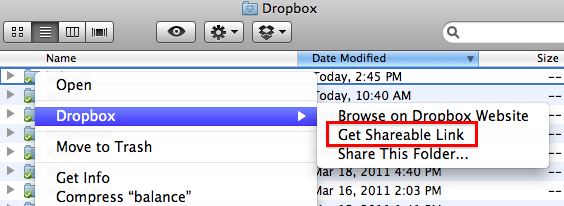 gebruikt voor dropbox