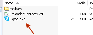 skype.exe- skype draagbare versie