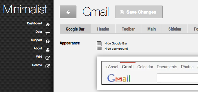 8 Kleine aanpassingen voor een instant minimalistische browser Ervaar minimalistgmail 640x298