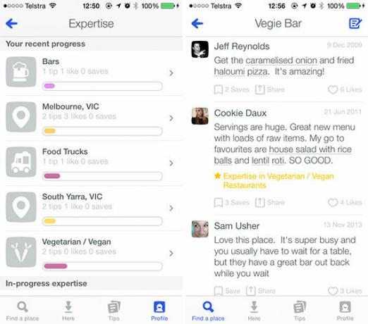 Foursquare lanceert opnieuw als Discovery Tool op basis van uw Tastes 4sq-expertise