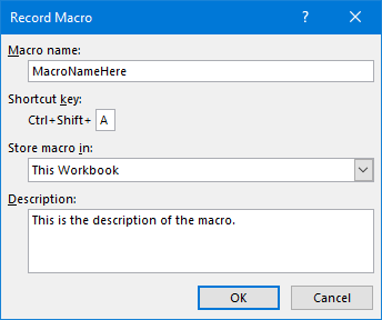 hoe een macro op te nemen in Excel 2016