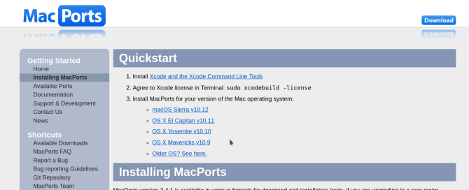 macports-app downloaden