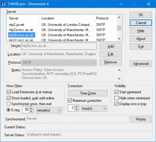 Hoe u al uw pc-tijden kunt matchen met een Atomic Clock Sync-dimensie 4