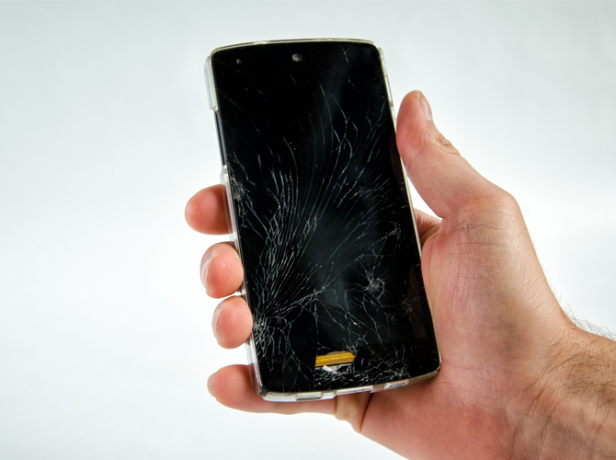 Android-telefoon gebroken scherm