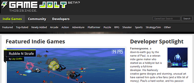 onontdekte game-communities-gamejolt