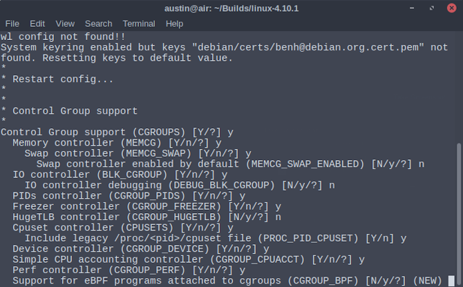 Hoe u uw eigen Linux-kernel kunt samenstellen Maak Localmodconfig nieuw