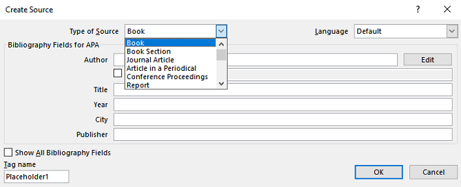 Bibliografieën genereren in Microsoft Word met één klik Microsoft Word Bron 670x272 maken