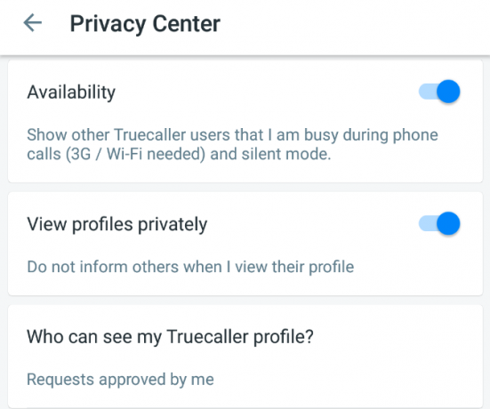 Truecaller Privacy