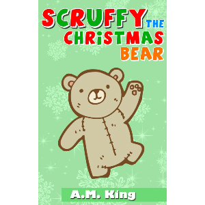 Scruffy de kerstbeer. Awwwww!