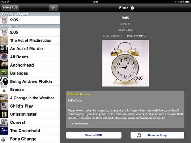 Houd je van Interactive Fiction? Vul je iPad of iPhone met Text Adventures frotz