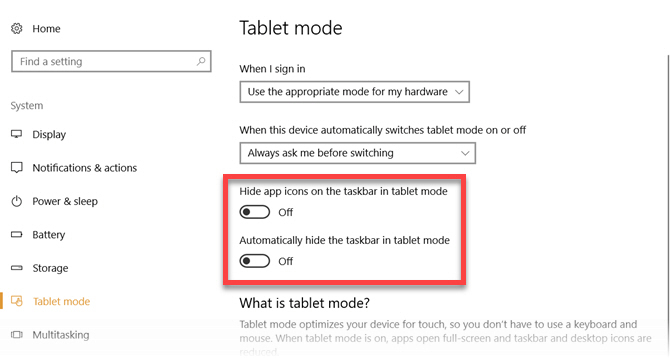 Hoe een verloren prullenbak te herstellen in Windows 10 Windows 10 tabletmodus