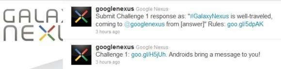 Google geeft u tien kansen om uw eigen Galaxy Nexus te winnen, vanaf vandaag! [Nieuws] galaxynexustwitter