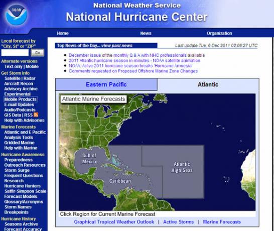 8 Top Hurricane Tracking Websites op het web orkaan tracking02