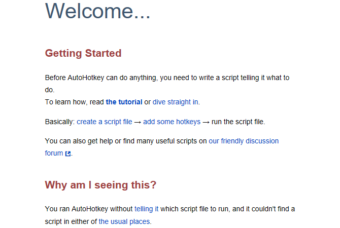 AutoHotkey-helpdocument welkom