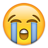 huilende emoji emoticon