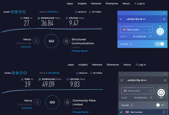 Windscribe VPN Review: Blown Away or a Light Breeze? vpnp windscribe speedtest