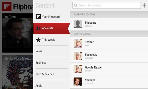 flipboard voor Android