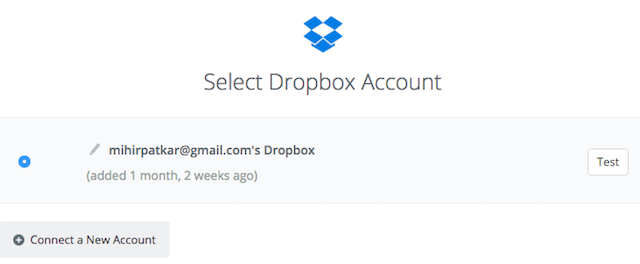 Instagram Download houdt van Dropbox Uploadbestand Stap 2