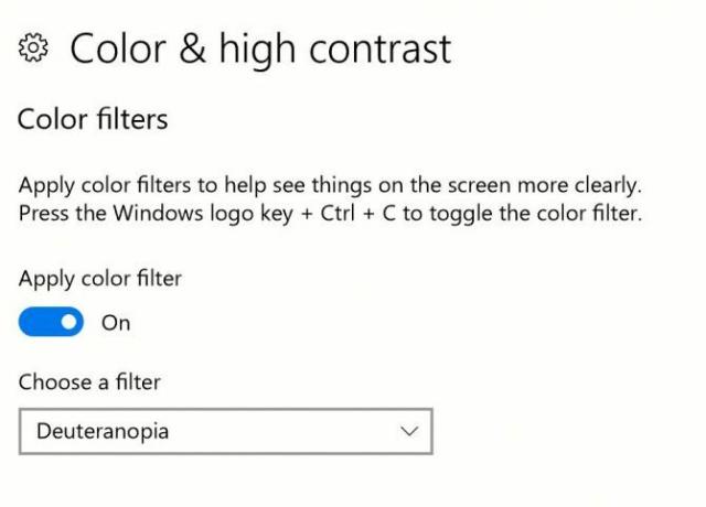 Kleurenblinde Windows-gebruikers: probeer deze truc om kleuren beter te onderscheiden WIndows10 Colorblindness e1510768851988