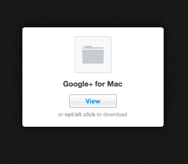 Google+ applicatie voor de Mac vrijgegeven [Mac] GooglePlusMac Download