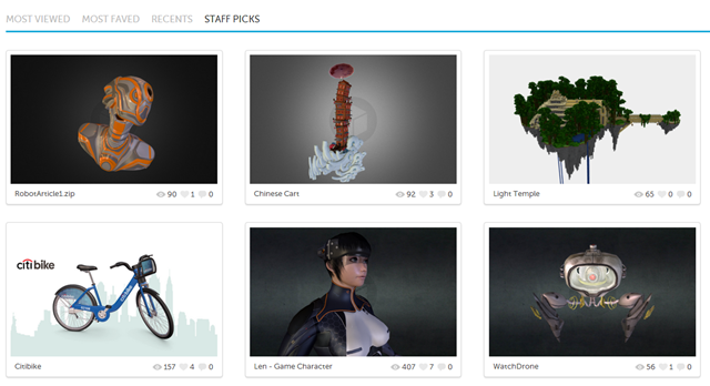 De toekomst is hier: Sketchfab zet 3D-modellen in je browser sketchfab2