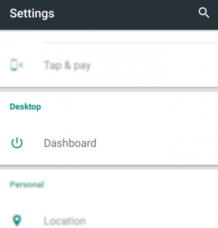 Android Maru OS-dashboard