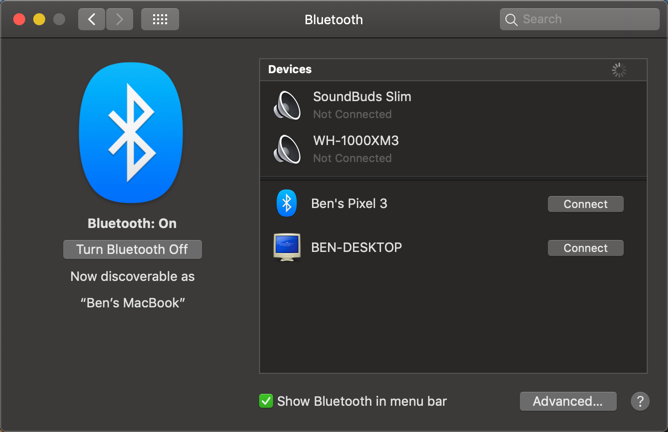 Mac Pair Nieuw Bluetooth-apparaat