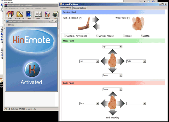 kinect als afstandsbediening